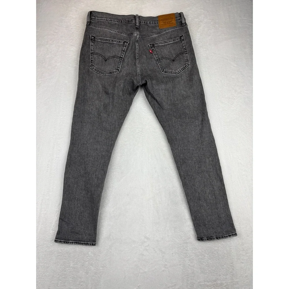 Levis Premium 512 Men's 34x30 Jeans Slim Taper Light Washed Grey Skinny's